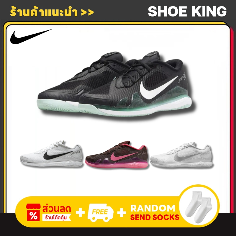 Nike Court Air Zoom Vapor Pro รองเท้าผ้าใบลำลอง กันลื่นและทนต่อการสึกหรอ (ของแท้ 100%）