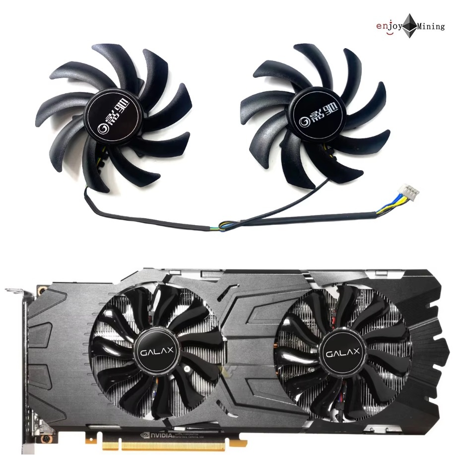 พัดลมการ์ดจอ GALAX GTX1080ti EXOC General graphics card cooling fan