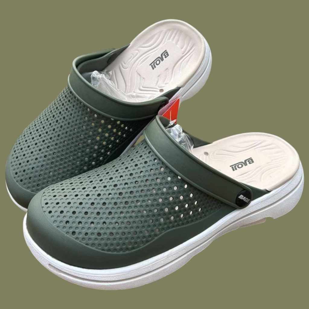 รองเท้า BAOJI สวมหัวโต​ หนานุ่ม​สบายเท้า​ ทนทานไม่ลื่น BO41-809 Size 41-45
