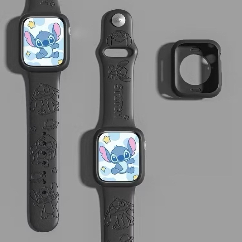 ลายใหม่!!🥰 สาย silicone + case ❤️ สำหรับหน้าปัด 38/40/41 mm และ 42/44/45 mm
