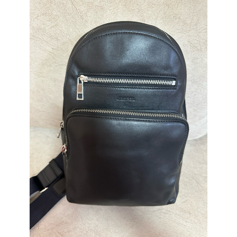 กระเป๋าคาดอกผู้ชาย Jaspal สีดำ