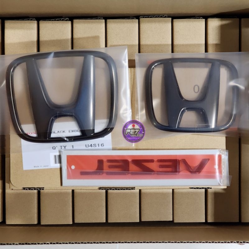 🎌แท้🎌 ⚫️ ชุดโลโก้ / Logo รมดำ HR-V EHEV MC 2025 (VEZEL) ของแท้ HONDA MADE IN JAPAN