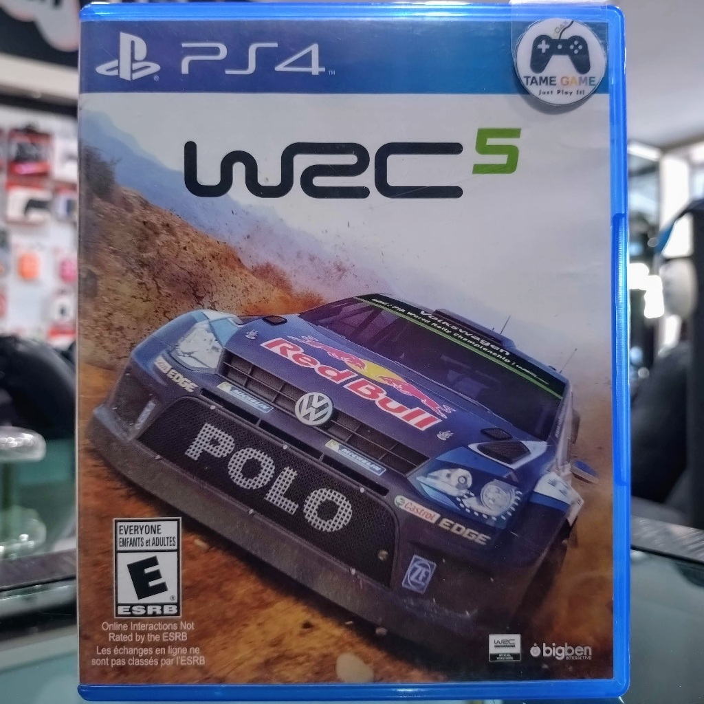 (ภาษาอังกฤษ) มือ2 PS4 WRC 5 แผ่นPS4 เกมPS4 มือสอง (เล่นกับ PS5 ได้ PS4 WRC5 เกมแข่งรถ เกมรถแข่ง)