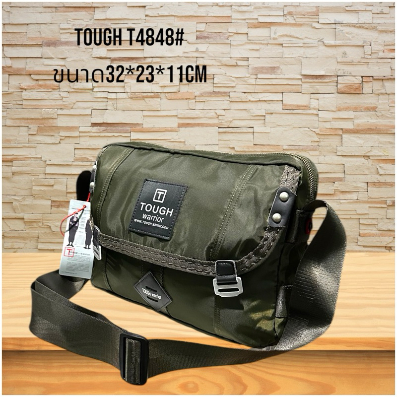 กระเป๋าสะพาย TOUGH warrior งานสวย กันน้ำ ใส่เอกสาร อุปกรณ์การเรียน การทำงาน ผ้าไนล่อน สินค้าในไทย พร้อมส่ง สินค้าขายดี