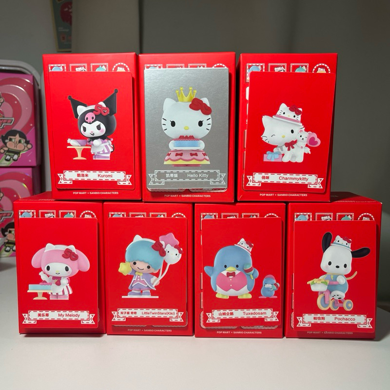 (พร้อมส่งจากไทย/แยกตัว) popmart hello kitty 50th anniversary