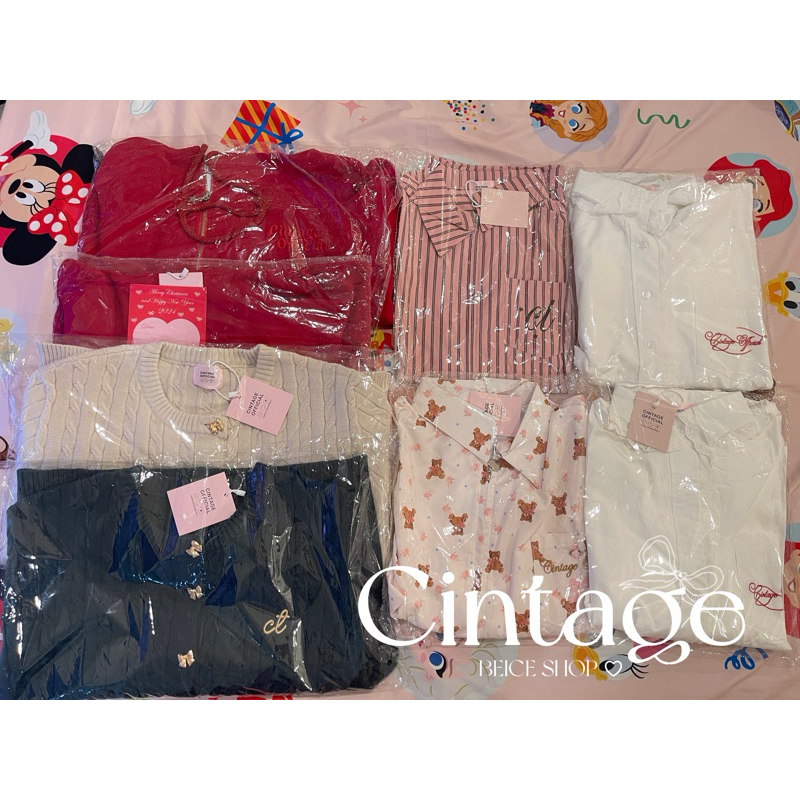 เสื้อเชิ้ต/ครอป Cintage ♡พร้อมส่ง♡ (New in pack)