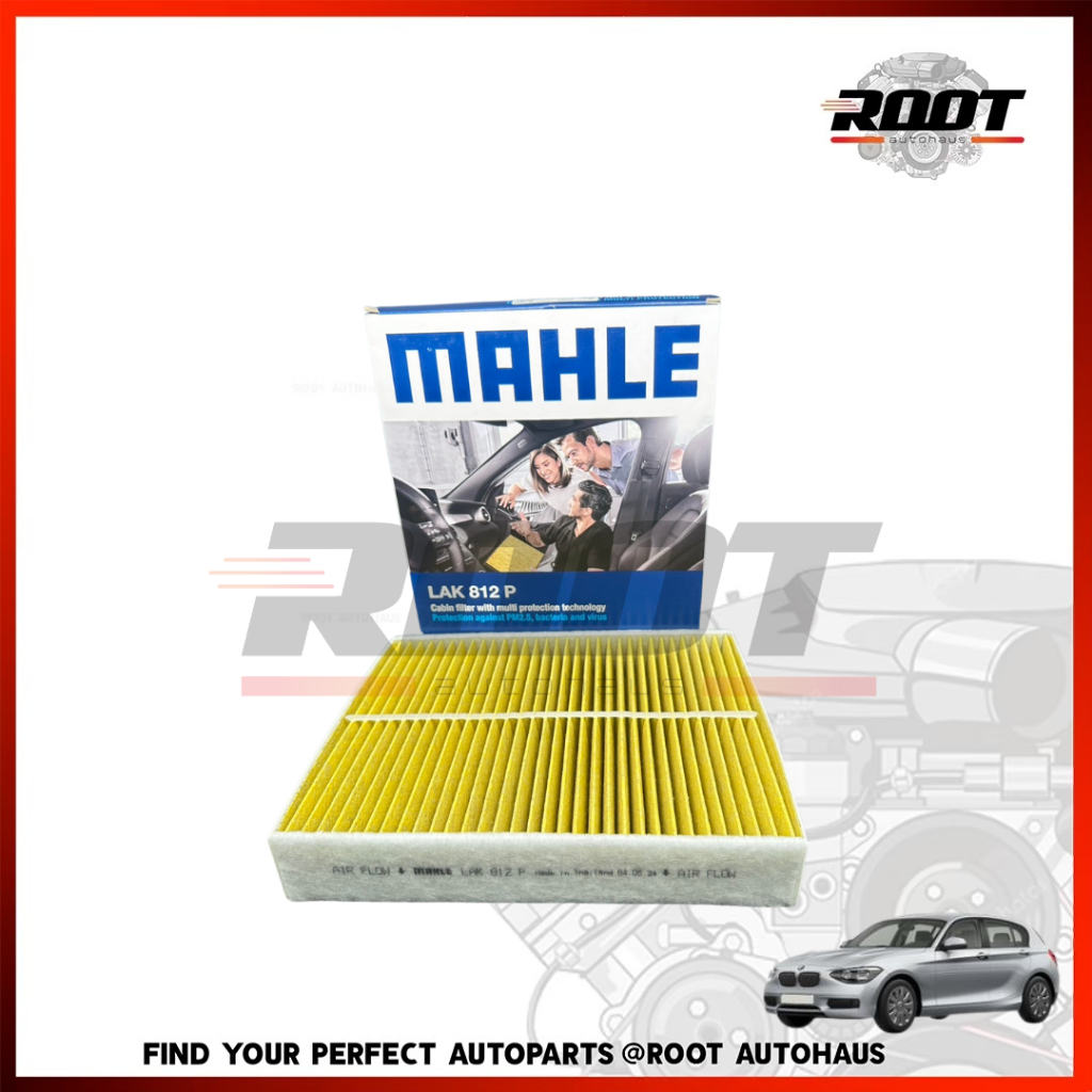 MAHLE กรองแอร์ พรีเมี่ยม คาร์บอน BMW F20 F30 F32 เบอร์ LAK 812 P