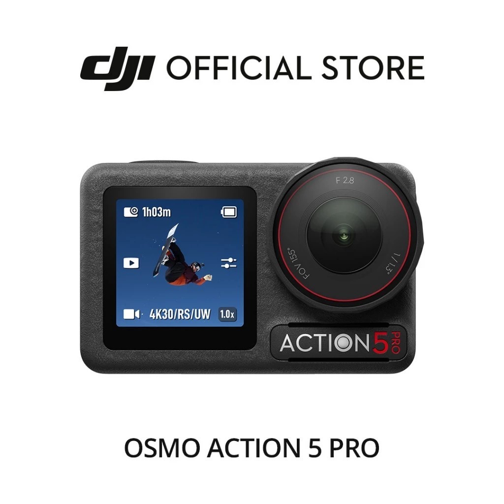 DJI Osmo Action 5 Pro - Action Camera | กล้องแอคชั่น | 1/1.3 Sensor 4K/120fps | กล้องดำน้ำ ลึก 20 ม อุปกรณ์เสริมกล้อง