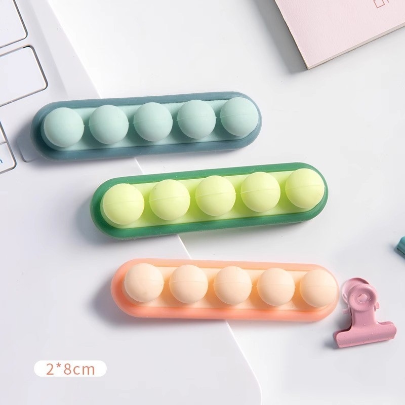 sohoo ซิลิโคนจัดระเบียบสาย USB ที่จัดเก็บสาย สําหรับจัดเก็บสายเคเบิ้ล หูฟัง สายไฟ