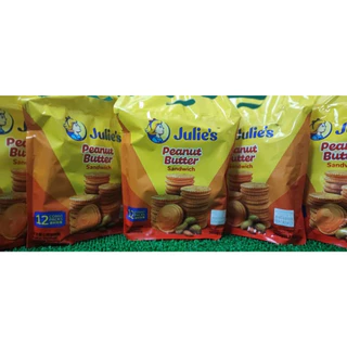 Julie's ขนมปังกรอบสอดไส้เนยถั่ว ขนาด360กรัม