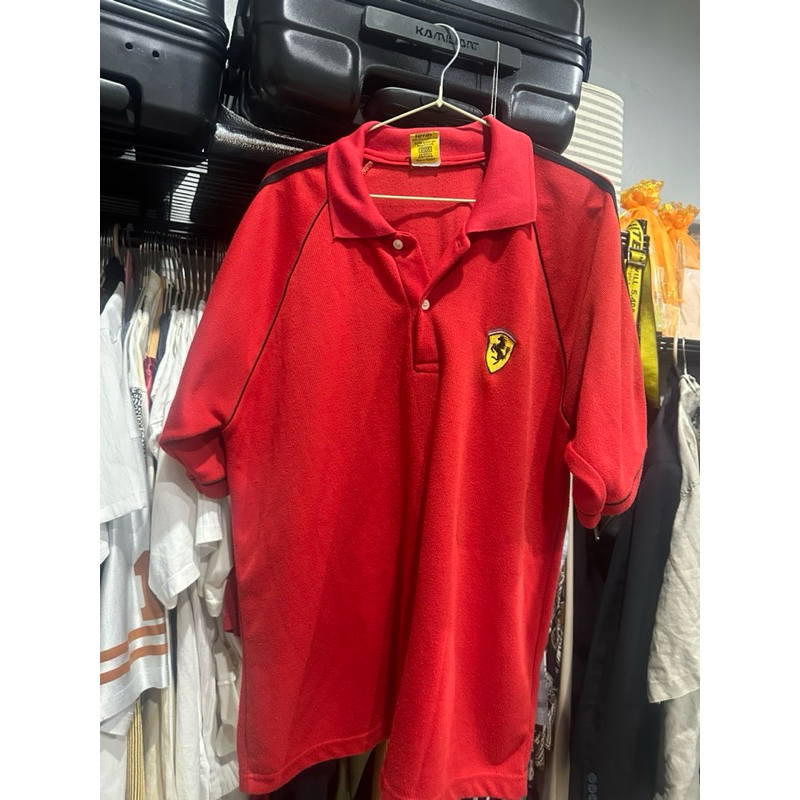 เสื้อโปโลมือสอง Ferrari size XL