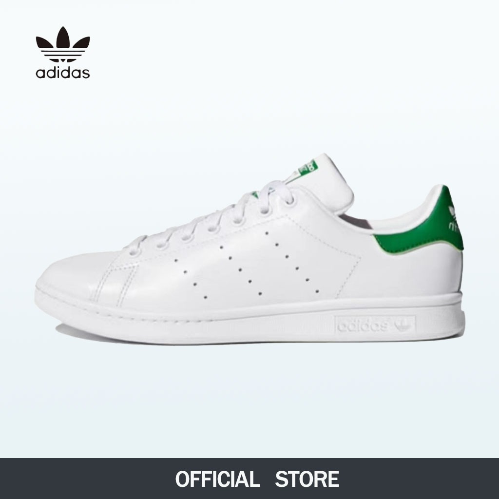 【ของแท้% 100】adidas originals Superstar light White Green sneakers อาดิดาส Men's and women's sports slippers