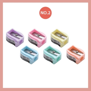 กบเหลา กบเหลาดินสอ 1รู สีพาสเทล Master Art NO.1 / NO.2 Pastel คละสี (จำนวน 1 อัน)