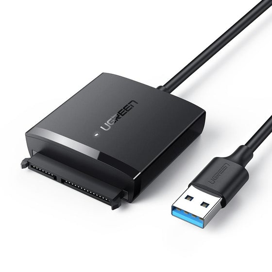 (พร้อมส่ง) UGREEN 60561 อะแดปเตอร์ SATA to USB3.0 (ใช้งานกับ HDD 2.5/3.5 นิ้ว)สำหรับ HDD, SSD
