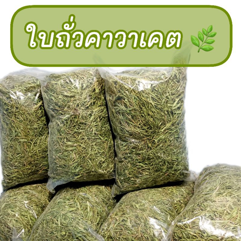 ใบถั่วคาวาเคต หญ้าแห้ง สดใหม่ หอม เขียวมาก