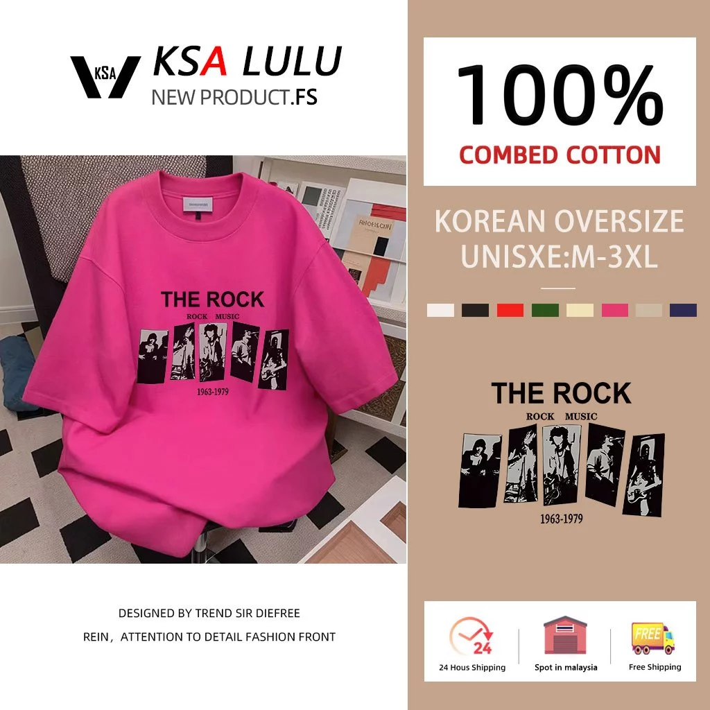 เสื้อยืดสวยผู้หญิงกําลังฮิต ผ้าคอตตอน 100% oversize เสื้อผ้าแฟชั่นไซส์ใหญ่ เสื้อโอเวอร์ไซส์เกาหลี พิมพ์ลายการ์ตูน วินเทจ thumbnail 8