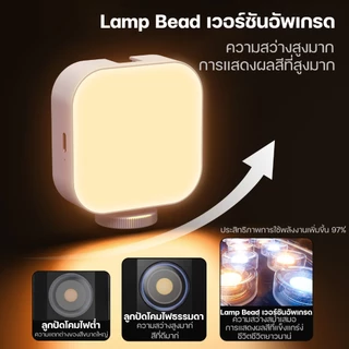 wonew ไฟเซเลป ไฟถ่ายรูปพกพา ปรับความสว่างได้ 10 ระดับฟเซเลป ไฟติดโทรศัพท์ ไฟดารา