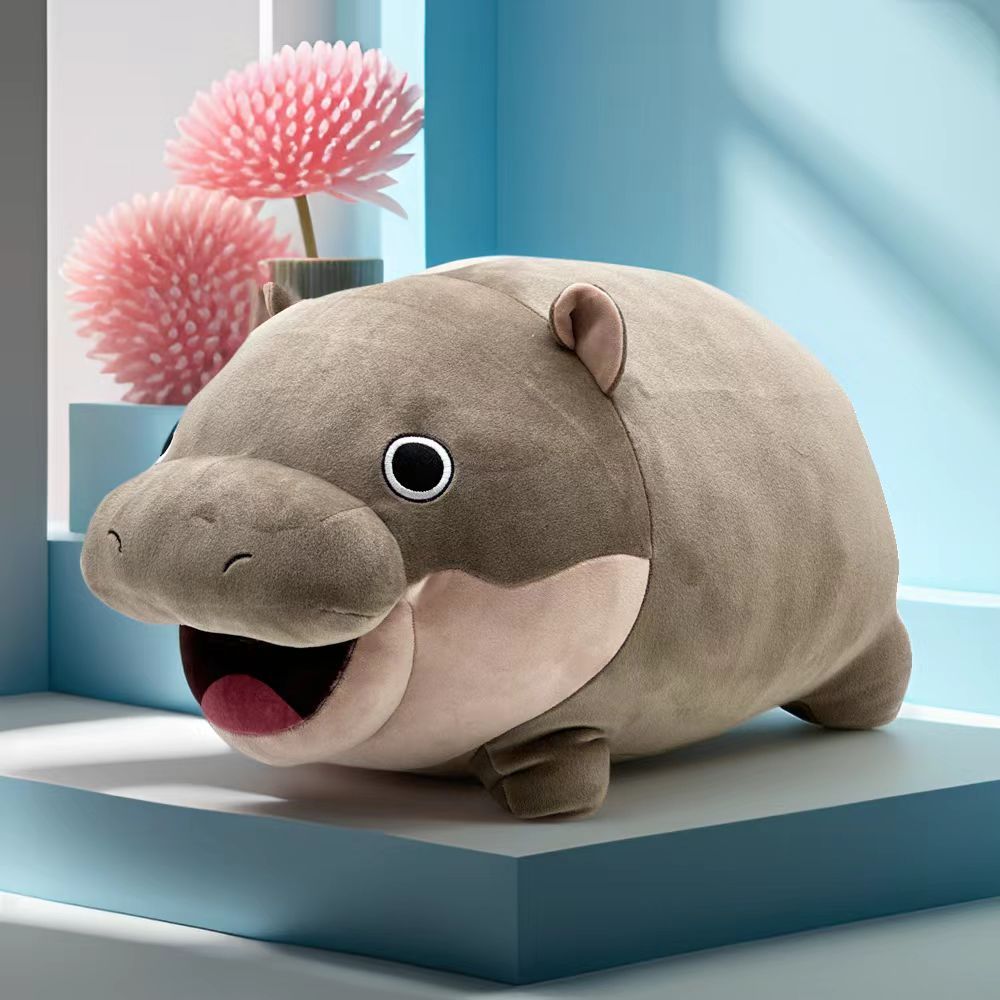 (พร้อมส่งในไทย)สุดน่ารักmoo deng hippo plush ฮิปโป้เด้งฮิ ปโป้เด้ง หมูเด้งของเล่นตุ๊กตา หมูเด้ง