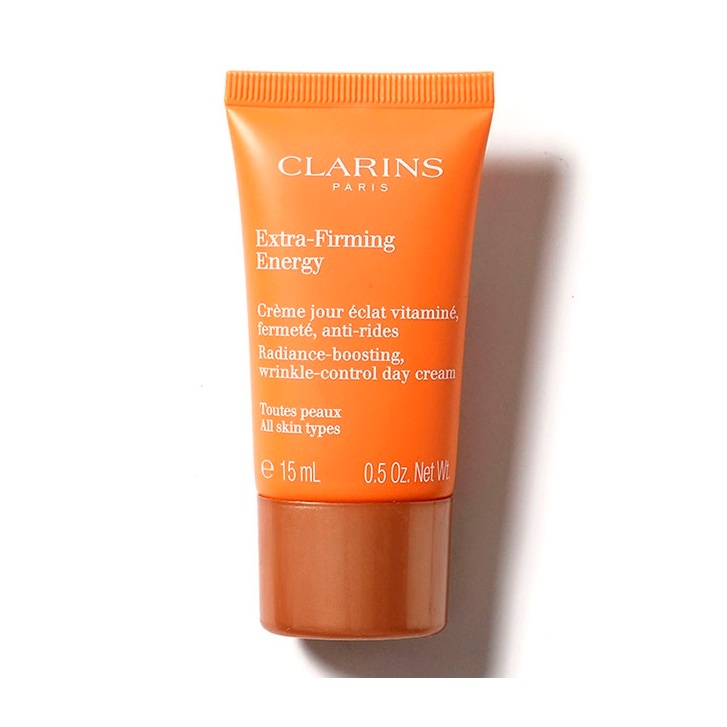 CLARINS Extra-Firming Jour Wrinkle Control DAY Cream 15ml (หลอดสีส้ม460)