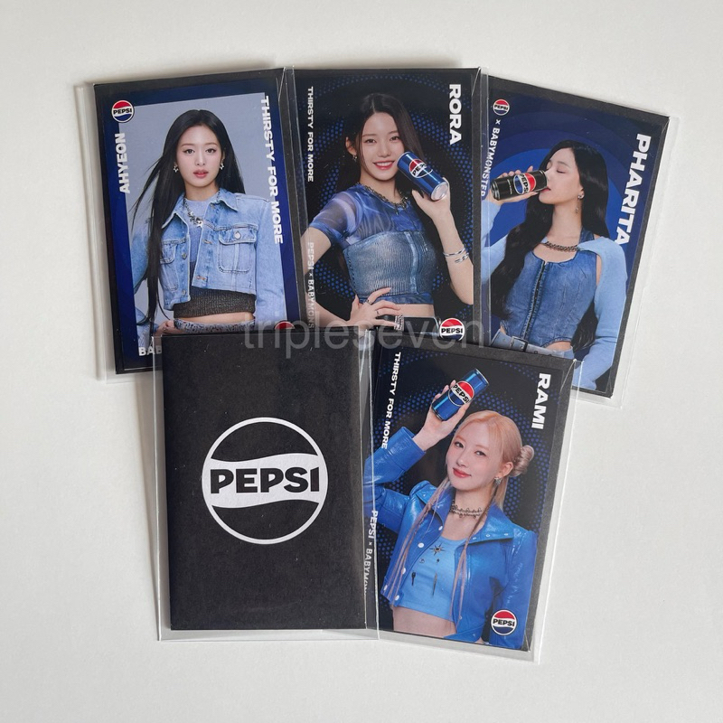 พร้อมส่ง PEPSI x BABYMONSTER Photocard
