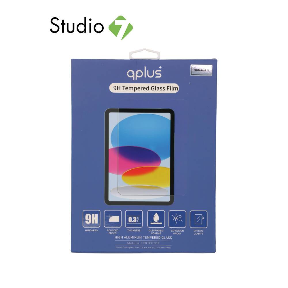 ฟิล์มกันรอย QPLUS iPad Air 6/7/8 11" 2026 (M2/M3/M4) Clear by Studio 7