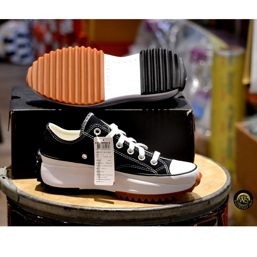 [ลิขสิทธิ์แท้]Converse run Star HIKE ox black in stock now Stock สินค้ามีพร้อมส่ง มีหน้าร้านเชื่อถือได้ค่ะ
