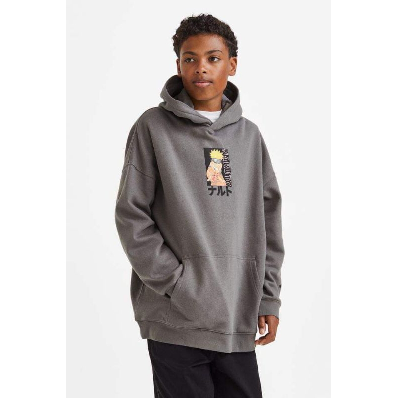 เสื้อฮู้ดเสื้อกันหนาวbrand : h&m Naruto oversize hoodie