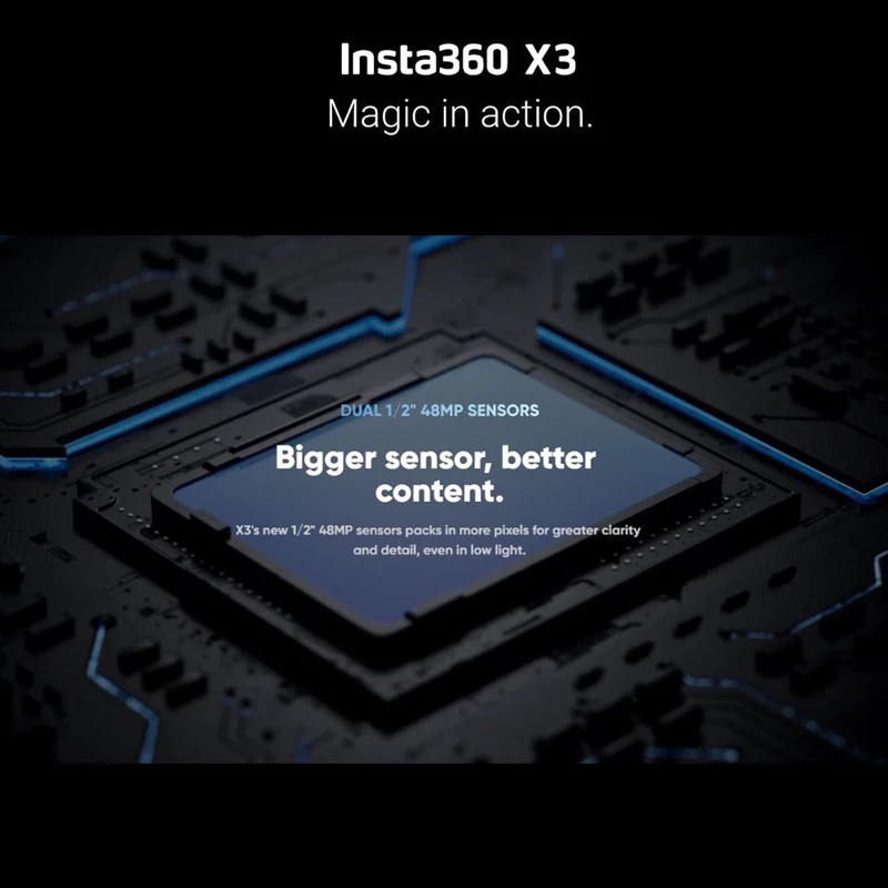 Insta360 X3 - 5.7K Dual-Mode Ultimate 360 Sport Action Camera thumbnail 6