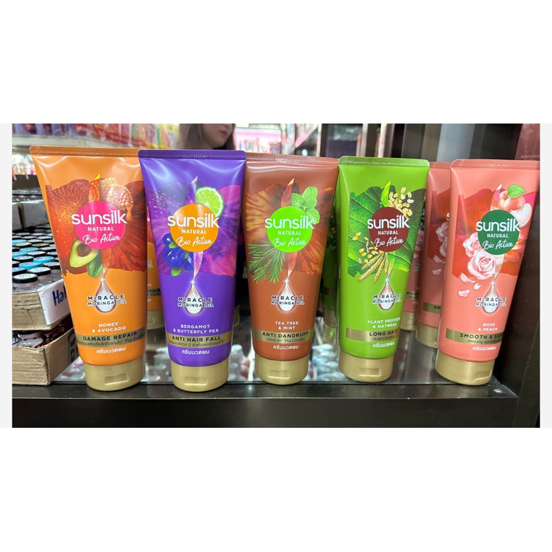 Sunsilk Natural Bio Active Conditioner 330 ml. ครีมนวดผมซันซิล