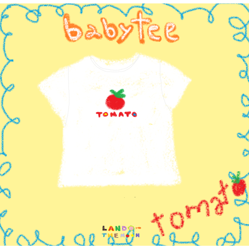 baby tee tomato เสื้อยืดมะเขือเทศ