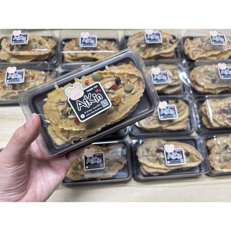 กล้วยหนึบ อบธัญพืช กล้วยแผ่น กล้วยตาก กล้วยอบ