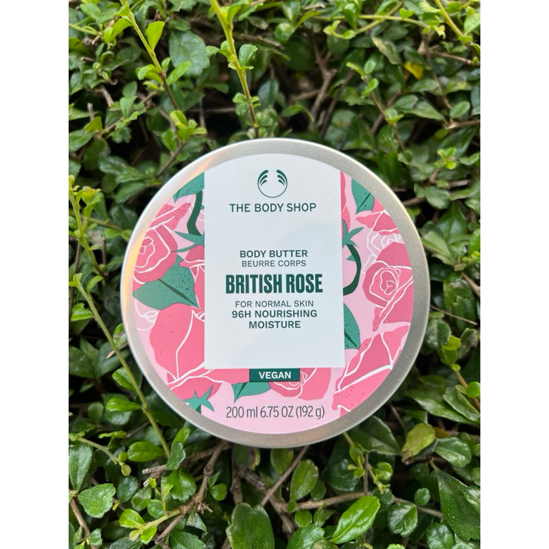 พร้อมส่ง 200 ML THE BODY SHOP BODY BUTTER BRITISH ROSE เดอะ บอดี้ ช็อป บอดี้ บัตเตอร์ 200มล