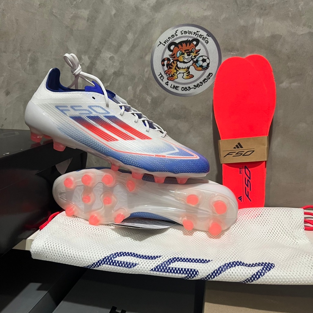 Adidas F50 Elite HG/AG JAPAN Adidas AdvancementPack รองเท้าฟุตบอล อดิดาส ตัวท็อป ปุ่มผสม ของแท้ มือ1