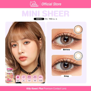 Kitty Kawaii Contact Lens : Mini Sheer - คอนแทคเลนส์รายเดือนคิตตี้ คาวาอิ พัส (VIAL)