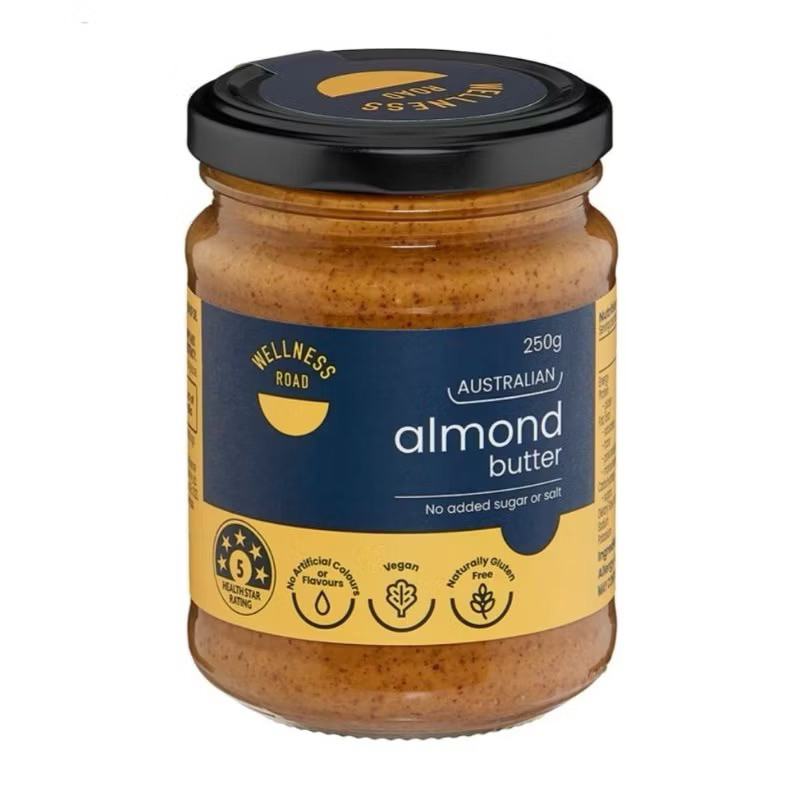 เนยอัลมอนด์ นำเข้าจาก Australia Coles Wellness Road Almond Butter ขนาด250g