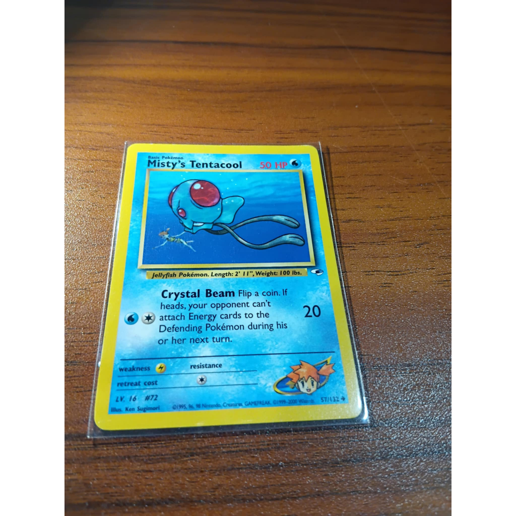 Misty's Tentacool 57/132 - Gym Heroes - Common Card