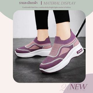 FBAShop พร้อมส่ง รองเท้าแฟชั่นผู้หญิง งานผ้าใบทรงสตรีท ใส่แล…