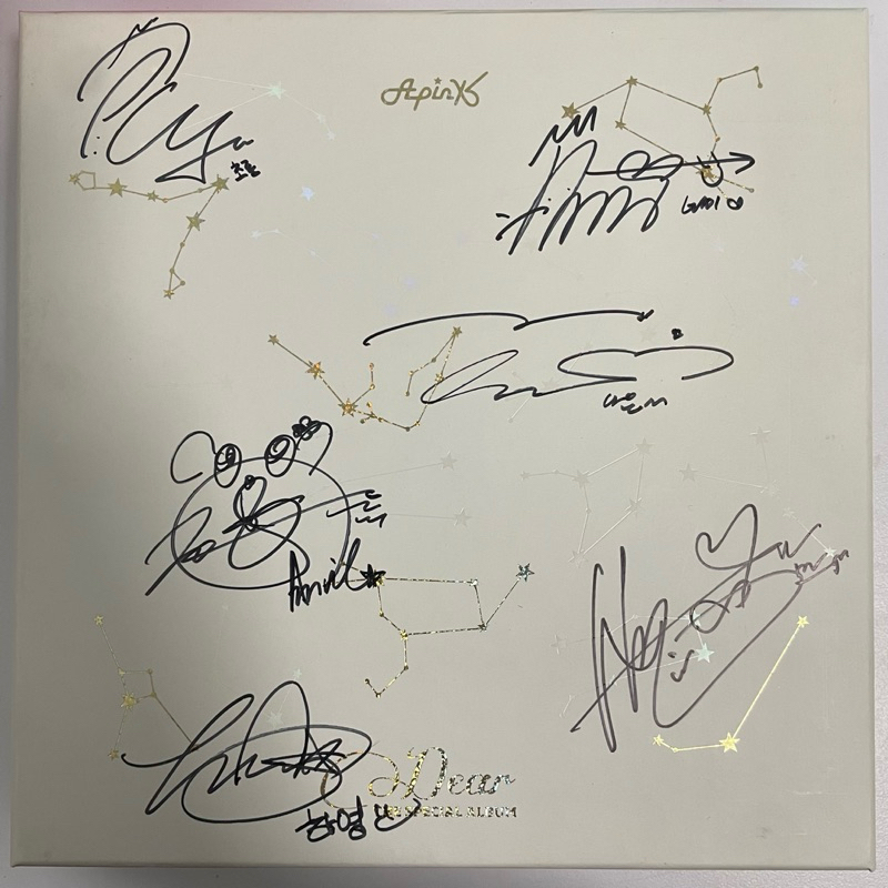 APINK DEAR AUTOGRAPHED ALBUM