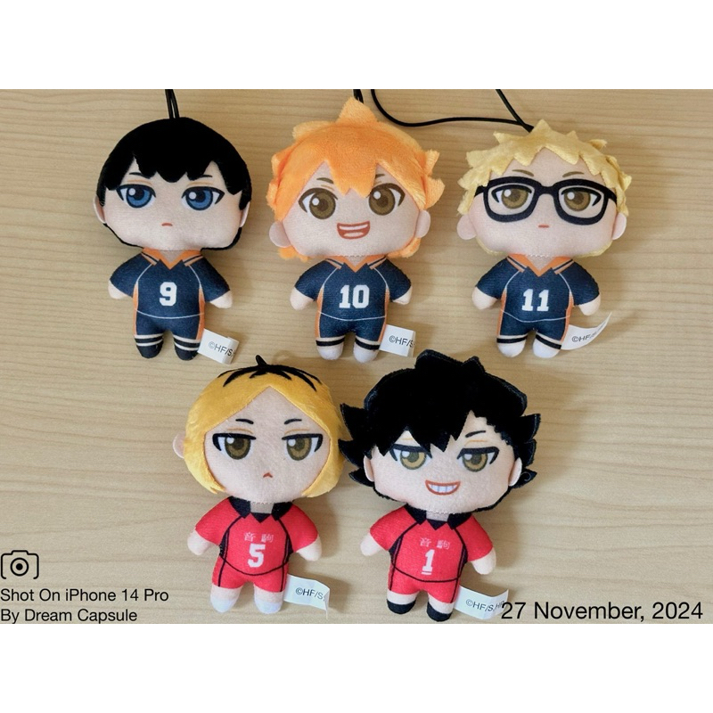 [แบบแยก-เลือกตัวได้]Gachapon Haikyu!! Plush Mascot set ราคา ถูกที่สุด ดีลบีเคเค แกลเลอรีภาพที่ 2