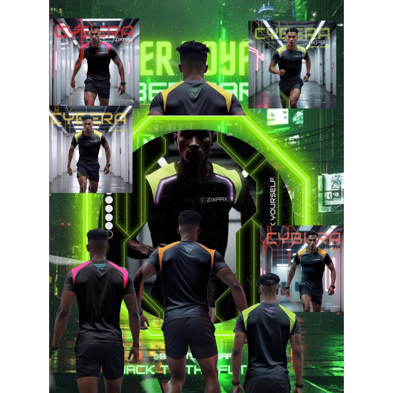 CYBERA RUNNERS TEE #ZIXPAX
