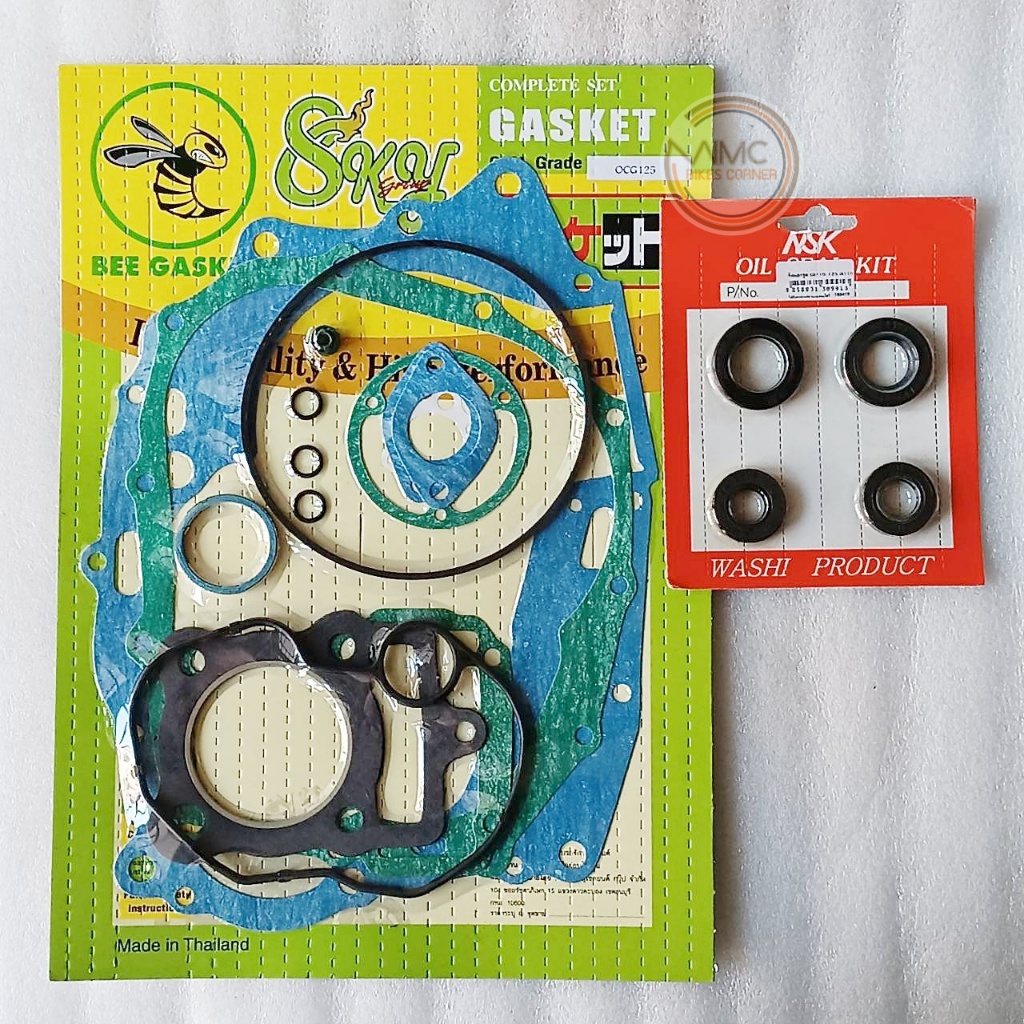 สำหรับ HONDA CG125 JX125 ปะเก็นเครื่อง ชุดใหญ่ ชุดซิลเครื่อง 4 ตัว งานใหม่ คุณภาพดี (H-GK-0028/H-OS-