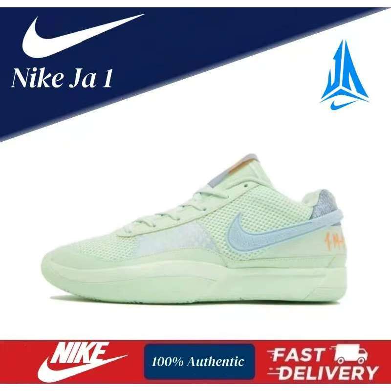 (100% Authentic)Nike Ja 1(FQ4796-800/DR8785-800/ FV5558-500/FD6565-300)การทรมานรองเท้าบาสเก็ตบอล