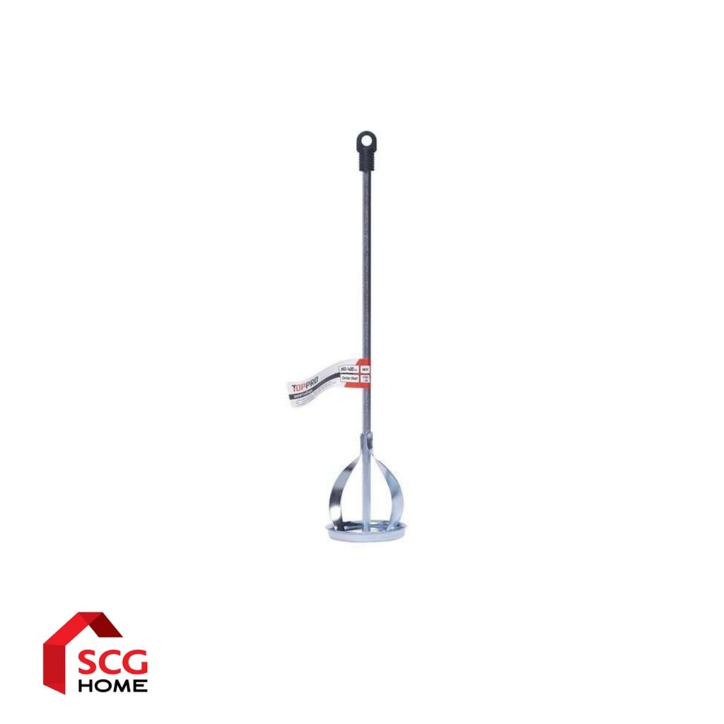 TOPPRO ดอกสว่านปั่นปูน 1 ชั้น HEX 80x400 mm