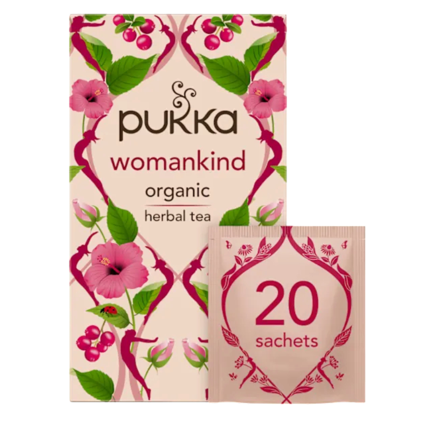Pukka Womankind with hibiscus, rose and cranberry 20 tea bags