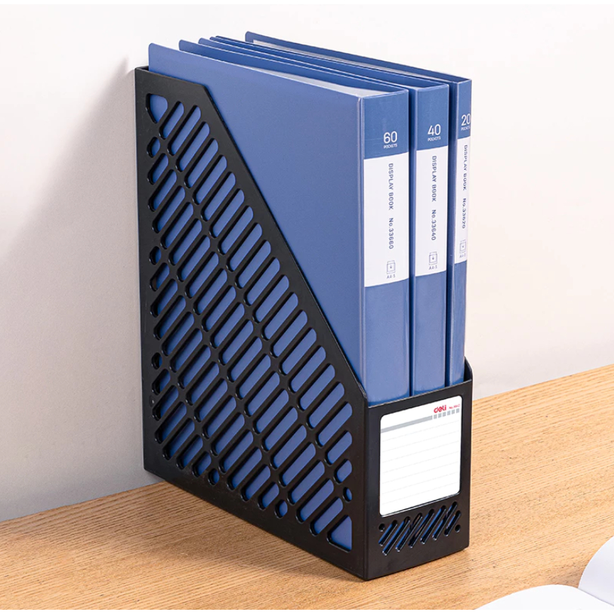 Deli Magazine Holder กล่องเอกสาร A4 กล่องใส่เอกสาร วัสดุสำนักงาน แบบ1ช่อง/3ช่อง/4ช่อง - รูปที่ 2