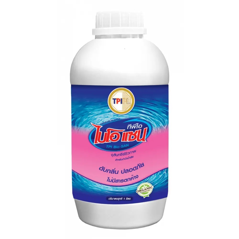 ไบโอแซน จุลินทรีย์ชีวภาพ บำบัดน้ำเสีย ท่อน้ำอุดตัน (TPI Bio-San) ขนาด 1 ลิตร