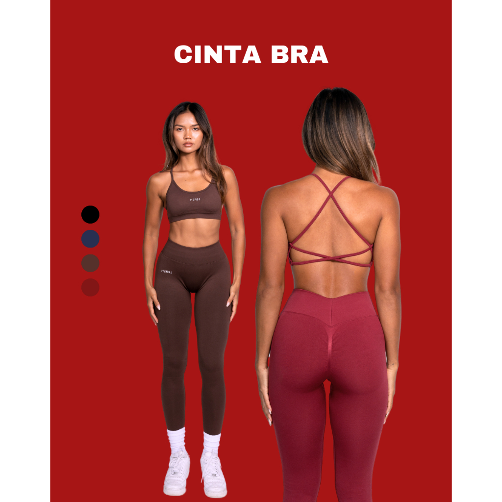 Herse Cinta Bra สปอร์ตบราออกกำลังกาย ดีเทลไขว้หลัง จาก Holiday Collection