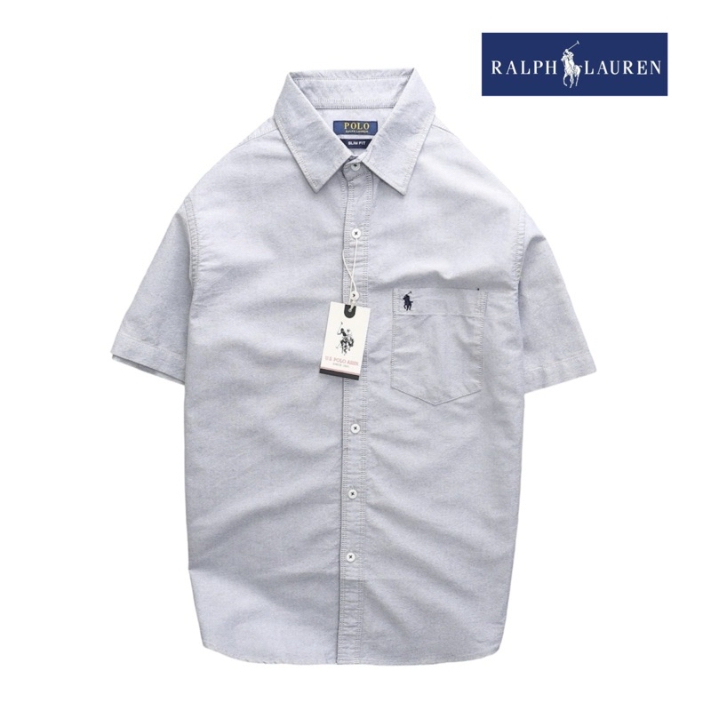 P O L O โปโล เสื้อเชิ้ตแขนสั้น (อก 40-44)