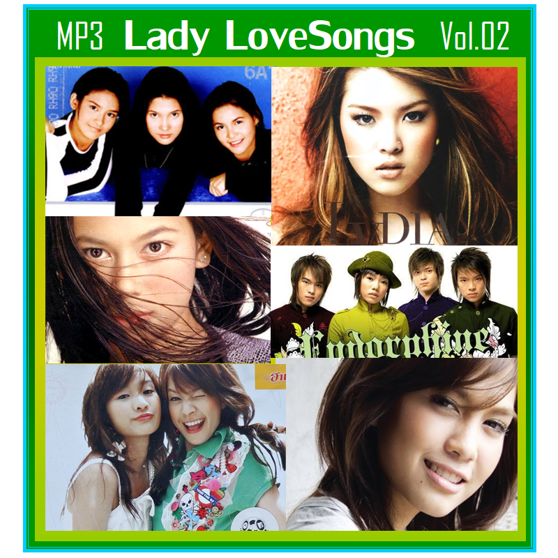 แฟลชไดร์ฟ-แผ่นซีดี MP3 สตริงรวมฮิต Lady Love Songs Vol.02 (177 เพลง) (รายชื่อเพลงตามปกหลัง-สไลด์รูปดูได้ค่ะ)