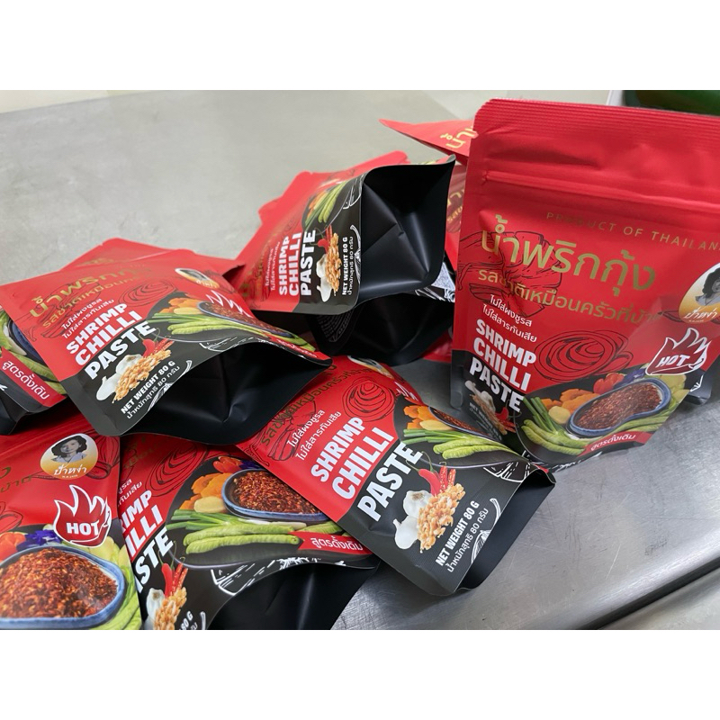 ป้าหง่า น้ำพริกกุ้ง ไม่ใส่ผงชูรสและสารกันเสีย สูตรดั้งเดิม - รูปที่ 5